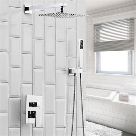 BWE A-95010 Shower Faucet Polished Chrome 1-handle Multi-function ...
