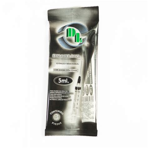 Corporativo DL JERINGA DE 5 ML. SIN AGUJA.