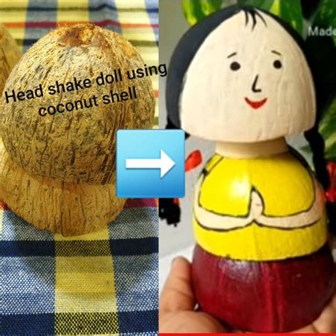 Image result for Craft Using Coconut Shell