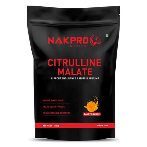 NAKPRO CITRULLINE MALATE POWDER – NAKPRO NUTRITION