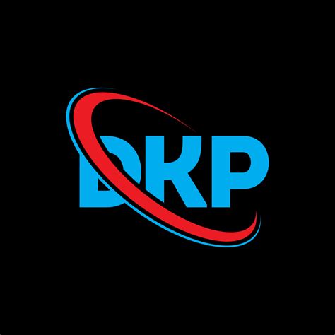 logotipo de dkp. letra dkp. diseño del logotipo de la letra dkp ...