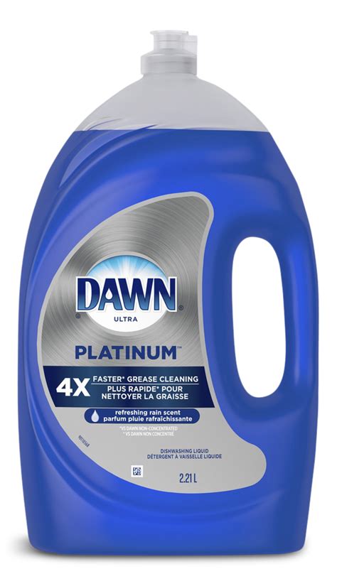 Dawn Ultra Platinum Liquid Dish Soap Refill, Refreshing Rain Scent, 2. ...