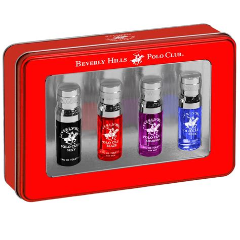 Amazon.com : Beverly Hills Polo Club Men's Collection 4-Cologne Gift ...