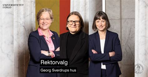 Valgmøte: Hvem vil du ha som ny rektor ved UiO?, Georg Sverdrups Hus ...