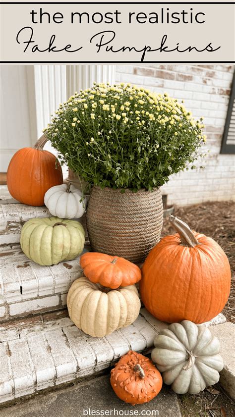 The Most Realistic Fake Pumpkins - DESIGN IT. STYLE IT.