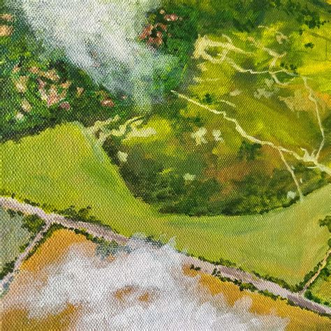 From the Flight Window - Painting – Ru&Chai
