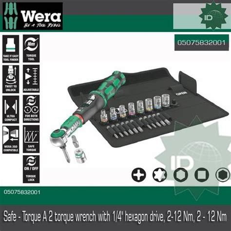 Jual Safe - Torque A2 Metric Set Wera 05075832001 Safe - Torque 1/4 ...