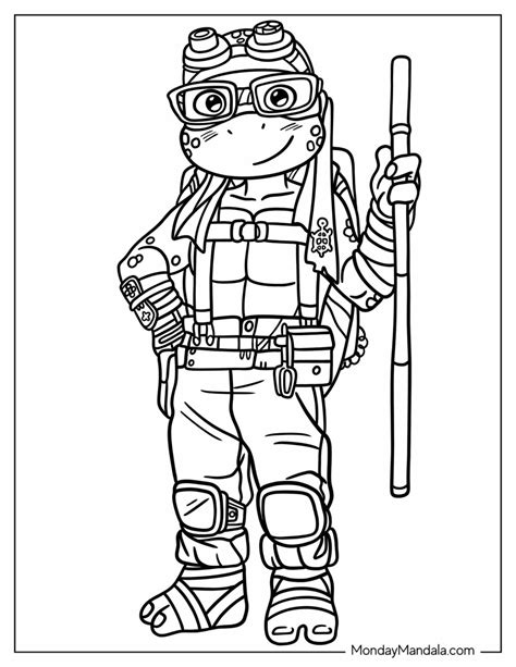 30 Ninja Turtles Coloring Pages (Free PDF Printables)