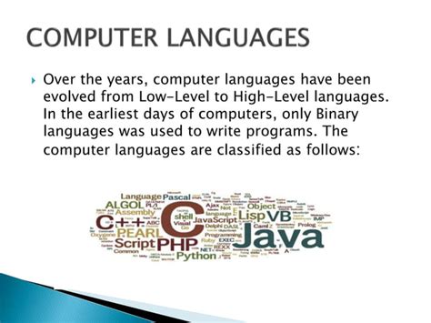 Computer Languages Comparison 的图像结果