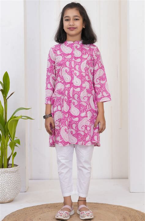 Buy kids cotton kurta online | Kids Cotton Kurti