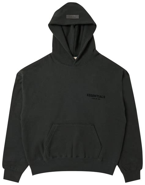 FEAR OF GOD ESSENTIAL PULLOVER HOODIE STRETCH LIMO