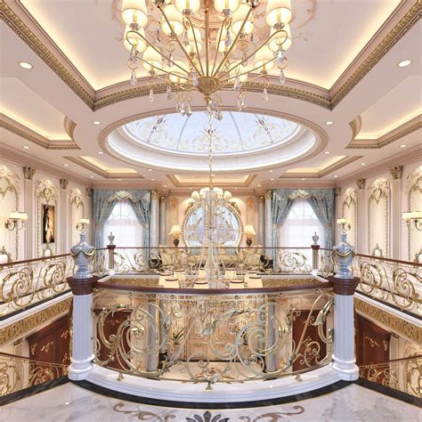 luxury villa interior stairs design | Luxury mansions interior, Stairs ...