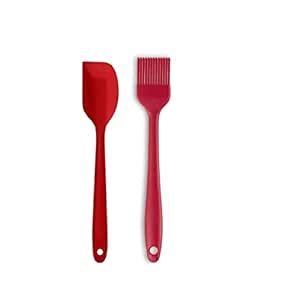 Buy TASKHOUSE 2Pcs Heat Resistant Non-Stick Silicone Mixing Spatula ...