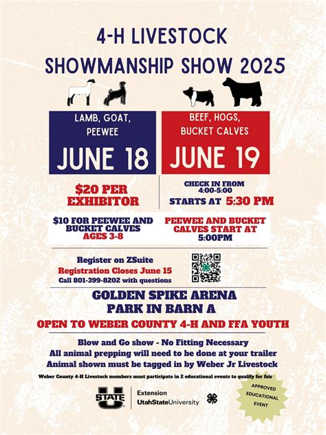4-H Livestock Showmanship Show 2025 (Beef, Hogs, Bucket Calves) at ...