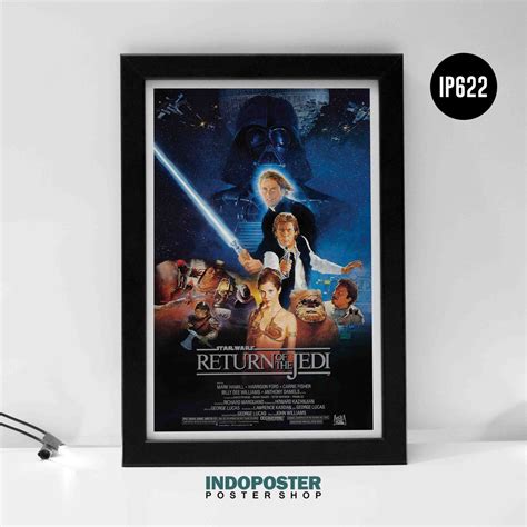 Jual Poster Film Star Wars Episode 6 Return Of The Jedi (1983) 002 A3 ...