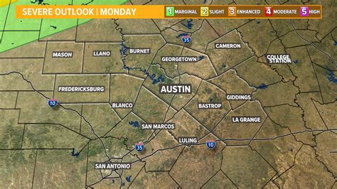 Austin, Texas, weather: Storm outlook Monday into Tuesday | kvue.com