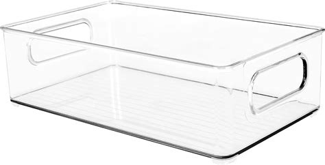 Buy Set Of 8 Refrigerator Organizer Bins - Stackable Fridge Plastic ...