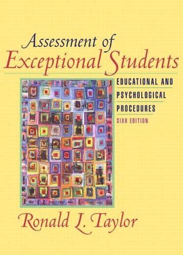 Buy Assessment of Exceptional Students: Educational and Psychological ...