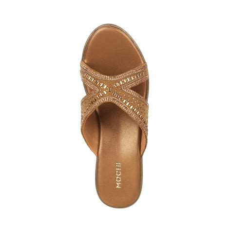 Buy Mochi Women Bronze Casual Sandals Online | SKU: 35-5013-46-36 ...