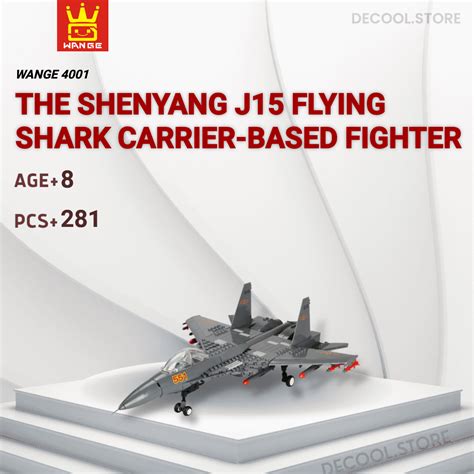 The Shenyang J15 Flying Shark Carrier-based Fighter WANGE 4001 Official Store | DECOOL