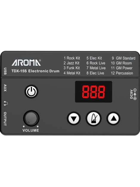 AROMA TDX-15S - BATERIA ELECTRONICA