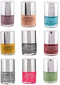 Buy DeBelle Nail Polish Combo offer kit of 9 (Mauve,Peach,Turquoise ...