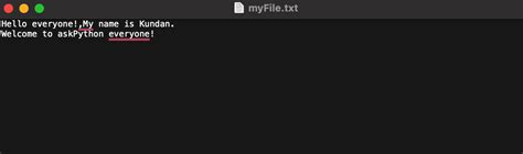 Image result for Read and Update Text File in Python