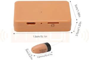 FREDI HD PLUS Spy Nano Earpiece Invisible GSM Bluetooth Phone Box Two ...