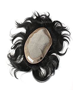 Ritzkart 9x7 Hair Patch/men Toupee/gents Wig, Black, : Amazon.in: Beauty