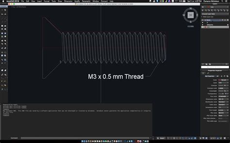 Image result for How to Draw Threads in AutoCAD