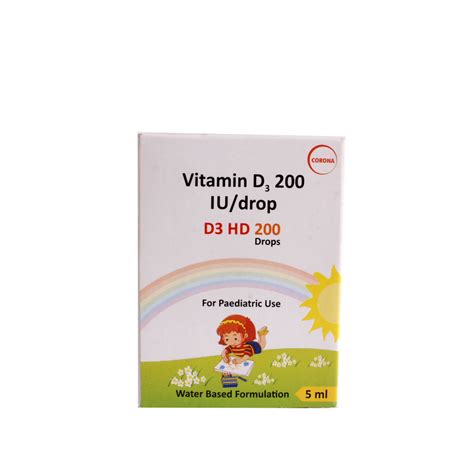 D3 HD 200 Oral Drop 5 ml Price, Uses, Side Effects, Composition ...