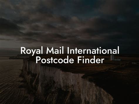Image result for Postcode Finder Royal Mail Tracking