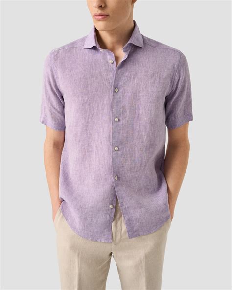 Short Sleeve Linen Shirt - Eton