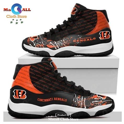 Cincinnati Bengals Air Jordan 11 Sneakers Shoes Hot 2023 Gifts For Men ...