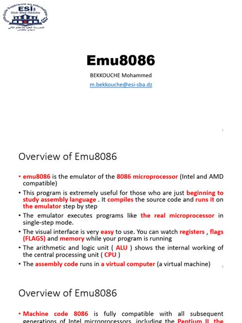 Assembly Language Programming 8086 Emulator 的图像结果
