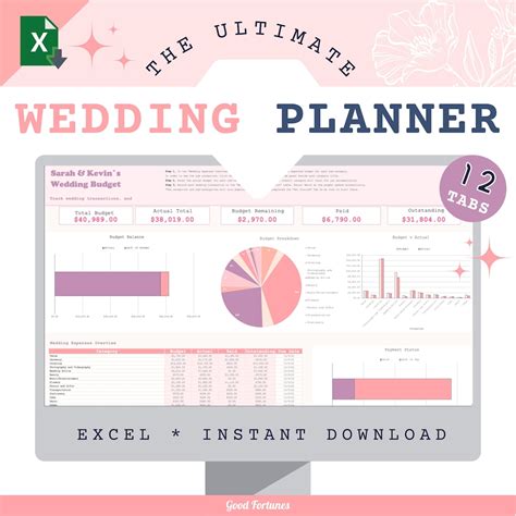 Streamlining Your Wedding Planning with a Wedding Planner Spreadsheet Excel