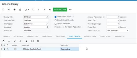 Image result for Sort Widget Example