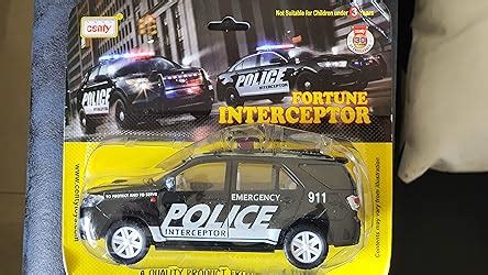 Centy Toys Police Interceptor Fortune Pull Back Toy, Black & Fortuner ...