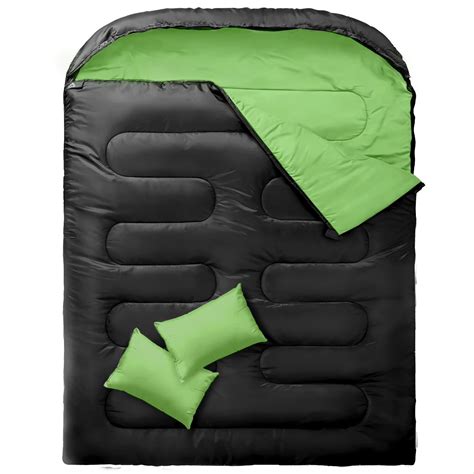 LIFETIME FLOORING LLC Double Sleeping Bag, 2 Person Sleeping Bag For ...