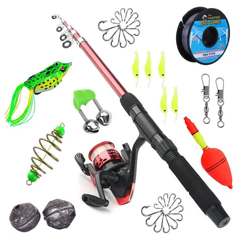 Fishing Rod with Reel Complete Set Fish Stick : Amazon.in: Sports ...