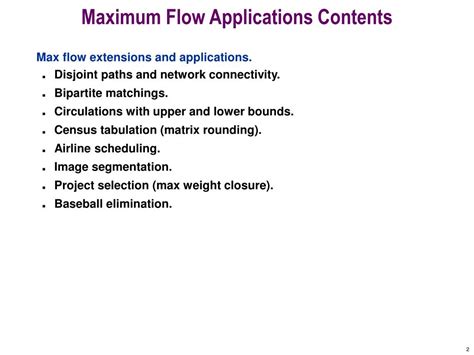 Image result for Maximum Flow Applications