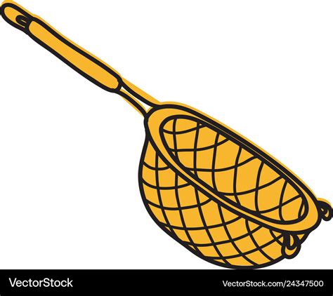 Sieve hand drawn Royalty Free Vector Image - VectorStock