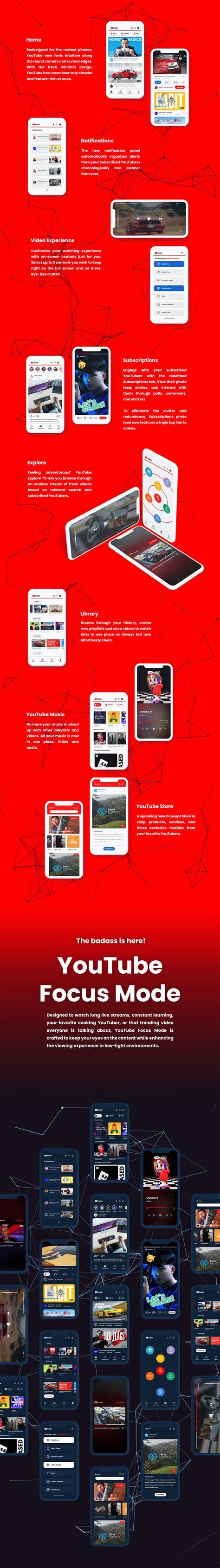 YouTube UI/UX Redesign on Behance