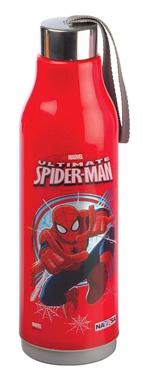 Nayasa Whip Bottle, 1.65 Litres/35cm, Red-Spiderman : Amazon.in: Home ...