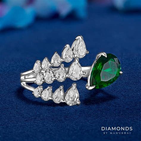 Buy Real Diamond Ring Online | Real Diamond Ring by Manubhai.