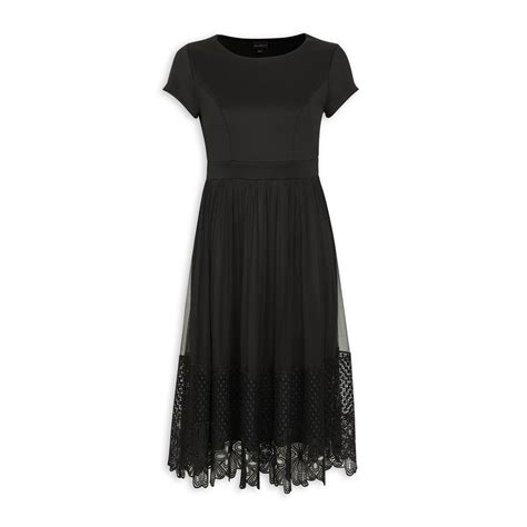 Black Fit & Flare Dress (3158421) | Finnigans