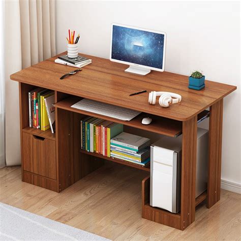 Buy Hoffree 35 inch Computer Desk Laptop Writing Table Wood Workstation ...