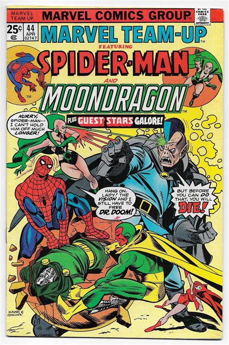 Marvel Team-Up #44 Spider-Man & Moondragon | MVS Intact (Marvel, 1976 ...