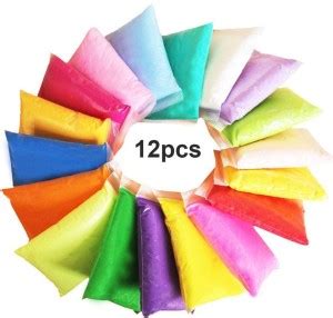 Flipkart.com | MSN super toys 12 Color Light Air Dry Modelling Clay - clay