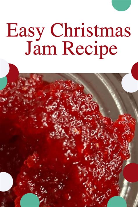 diet jam recipe